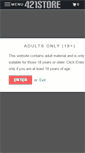 Mobile Screenshot of 421store.com